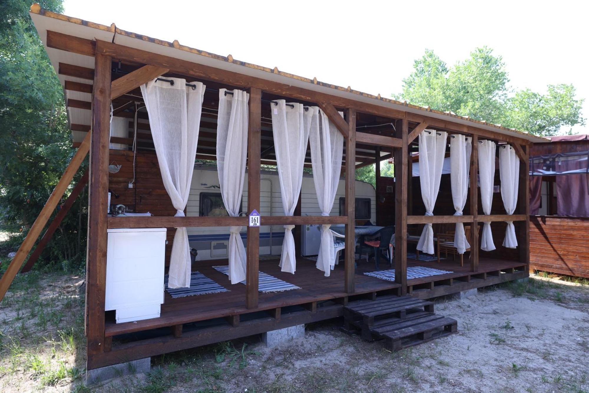 Sea Caravan On The Beach Kiten  Zewnętrze zdjęcie