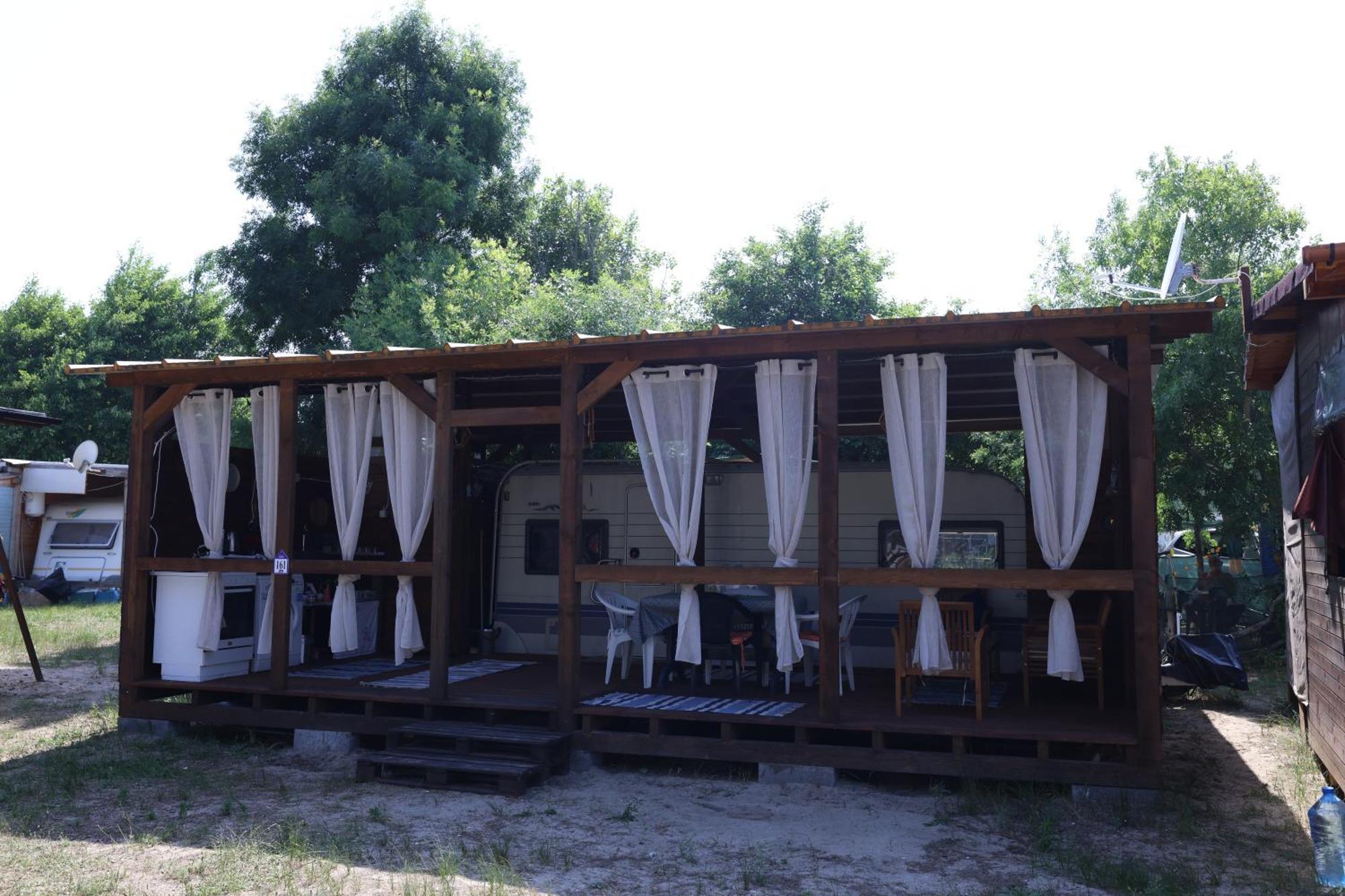 Sea Caravan On The Beach Kiten  Zewnętrze zdjęcie