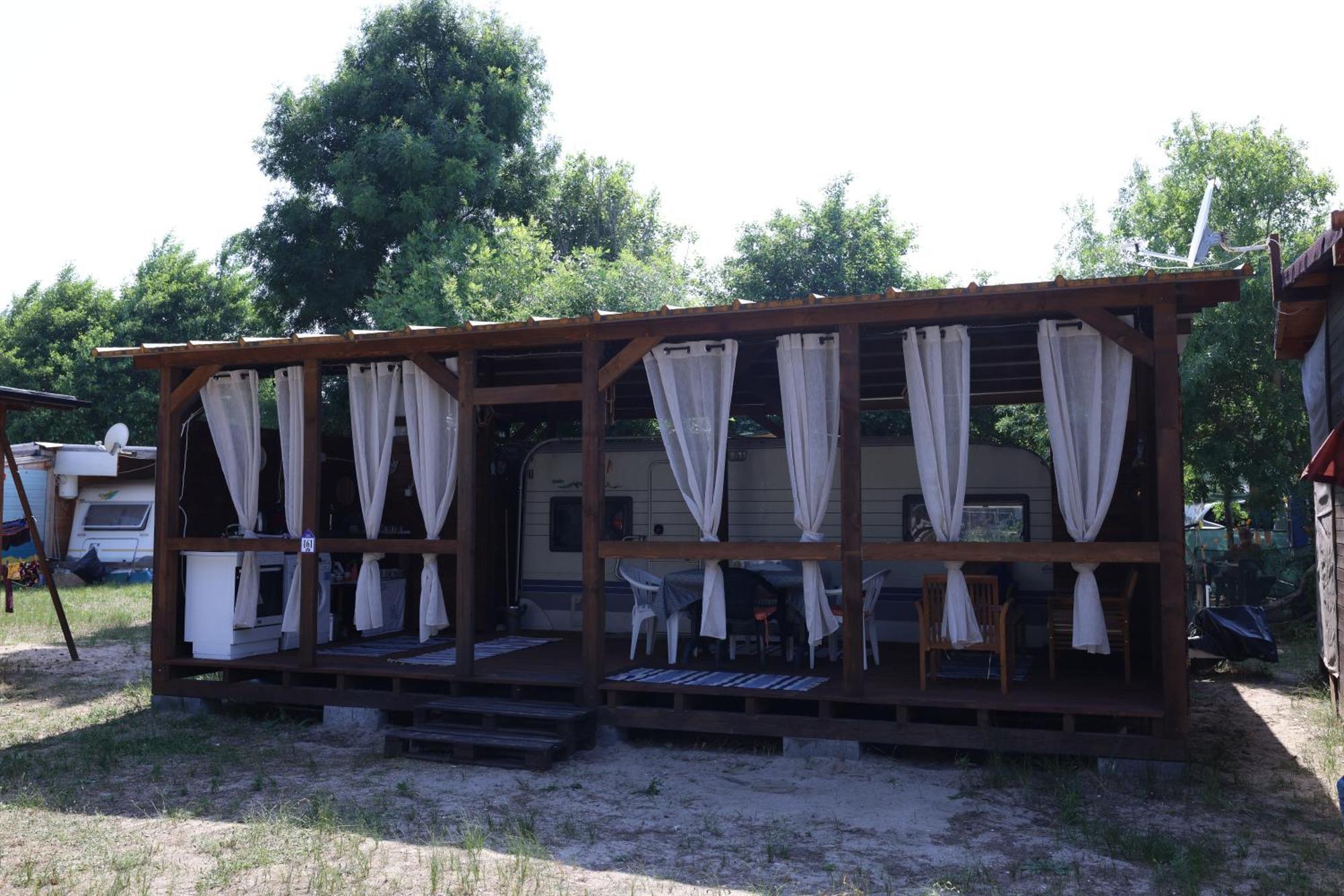 Sea Caravan On The Beach Kiten  Zewnętrze zdjęcie
